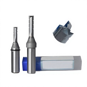 Fresa de extremo TCT de grado industrial YF, 4 filos, 10-12 grados de helicidad, acero aleado recubierto de titanio, vástago de 1/2 pulgada, HRC65, para recorte de bordes CNC, personalizable OEM - Product Image 3