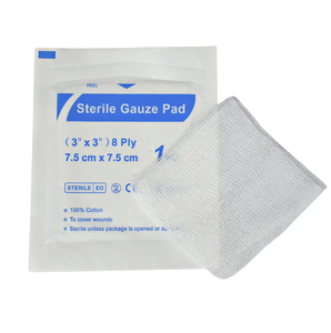 Éponge de gaze 4x4 stérile en coton ordinaire stérile absorbant fabricant de compresses éponge de gaze - Product Image 1