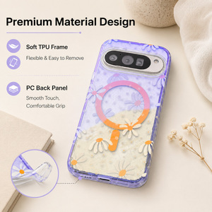 Funda Magnética para Teléfono Móvil con Diseño Holográfico Brillante para <span class=keywords><strong>Google</strong></span> Pixel 11 Pro XL 10/10 PRO 10A 9 - Product Image 3