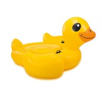 INTEX 56286 Mega Yellow Duck Float Mat, flotteur gonflable pour piscine, tapis flottant, 2,21 m * 2,21 m * 1,22 m