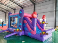 Castillo Inflable con Tobogán Unicornio CE, Comercial, de PVC, para Niños, para Alquiler en Fiestas y Juegos al Aire Libre