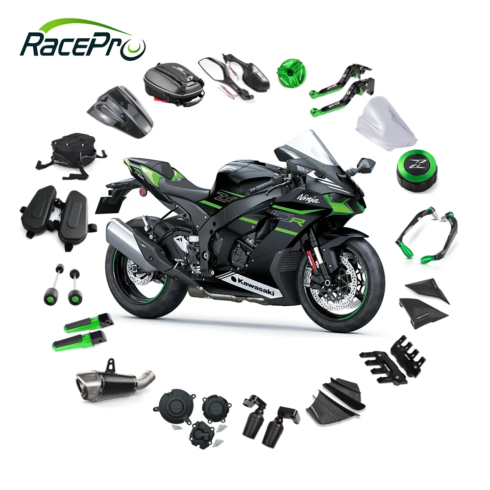 RACEPRO – accessoires de moto de haute qualité, gamme complète ZX10R pour Kawasaki ZX10R ZX-10R ZX 10R, accessoires