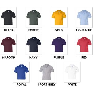 เสื้อโปโลเด็กแบบกำหนดเอง รุ่น 8800B ผ้าฝ้าย 100% ชุดนักเรียน ยูนิเซ็กซ์ เด็กชาย เด็กหญิง แพ็ค 3 ตัว - Product Image 2