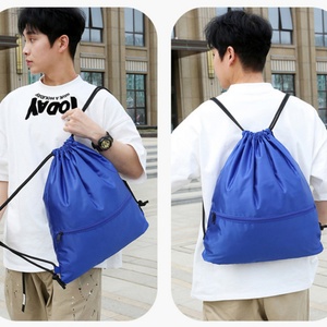 Vietnam Factory Custom Design <b>Drawstring</b> Backpack Advertising Promotion Polyester Nylon Sports Outdoor Travel and Shopping <b>Bag</b> - Product Image 3