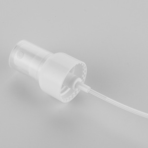 Tête de pompe pulvérisatrice miniature pour parfum, à filetage 18/20/410, à couvercle blanc semi-<span class=keywords><strong>plat</strong></span>, directement de l'usine - Product Image 1