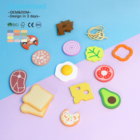 EDULAND Juego de Juguetes de Cocina de Madera Educativos Montessori para Niños de 2 a 7 Años, Ecológicos, No Tóxicos, Probados según EN71 ASTM F963