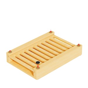 Bamboo Cutting Board <b>Dish</b> <b>Rack</b> Set L Size Quick Dry Double Sided Anti Slip Home Kitchen Use - Product Image 1