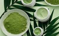 Beurre Corporel au Thé Vert Matcha Marque Blanche Fabricant OEM Beurre de Karité Bio Hydratant Profond pour Peaux à Mélanine