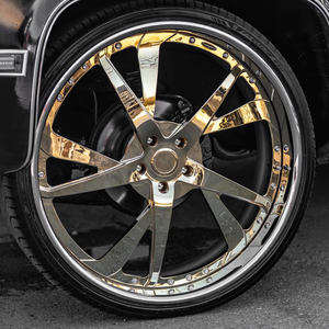 RCSR Llantas Forjadas en Oro Rosa Plateado de 22 24 26 28 Pulgadas, Llantas Forgiatos 6x139.7mm para <span class=keywords><strong>Ferrari</strong></span>, Alfa Romeo, Maserati, MINI - Product Image 5