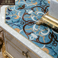Table de toilette de luxe pour chambre à coucher française, style européen, bois massif, coiffeuse inspirée des princesses