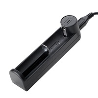 Cargador de batería de litio USB tipo C de una sola ranura, salida de 3,7-4,2 V, accesorio compatible con varios modelos, directo de fábrica