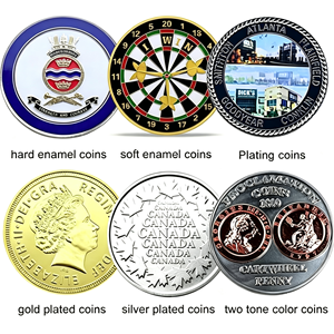 Moneda de Desafío de Metal Esmaltado de Doble Cara con Diseño Personalizado de Alta Calidad, Recuerdo Promocional para Empresas - Product Image 2