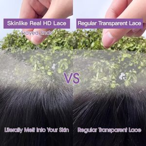 Parrucche Frontali Trasparenti in Capelli Umani Vergini Brasiliani Grezzi 1b/Grigio Lisci Neri per Donne Nere ad Alta Densità - Vendita all'Ingrosso - Product Image 4