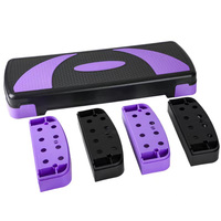 Plataforma de Paso Aeróbico Ajustable para Gimnasio, Equipo de Entrenamiento Comercial para Fitness