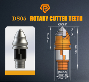 Rotary Drilling Auger <strong>Carbide</strong> <strong>Teeth</strong> DS05x - Product Image 4