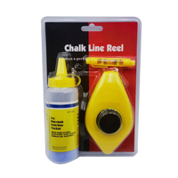 Enrouleur de craie pour le travail du bois 30M avec niveau à bulle-Outil de marquage professionnel de menuiserie pour les projets de construction et de bricolage