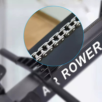 Máquina de Remo Plegable Cheernin para Gimnasio y Hogar, con 10 Niveles de Resistencia Ajustables, Monitor LCD y Diseño Mejorado