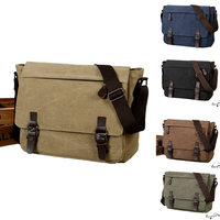 Nouveau sac de voyage d'affaires à bandoulière, grande capacité, logo personnalisé, résistant à l'usure, confortable, sac en toile épaissi