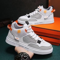 Baskets de sport de créateur pour hommes chaussures de basket-ball décontractées pour l'automne PU à la mode pour le printemps et l'été