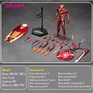 ของเล่น ZD ซีรีส์ครบรอบ 10 ปี Marvel อเวนเจอร์ส อินฟินิตี้ วอร์ ไอรอนแมน MK50 ฟิกเกอร์แอคชั่นขนาด 7 นิ้ว ไอรอนแมน MK50 (รุ่นดีลักซ์) - Product Image 3