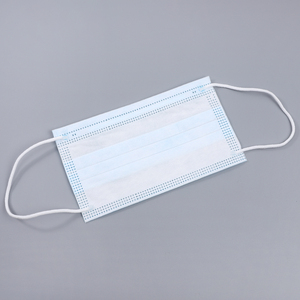 Masque chirurgical jetable non tissé 3 plis avec boucles d'oreille, masque facial médical certifié CE, filtration à 98%, usage adulte - Product Image 4