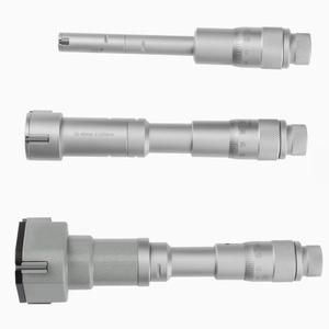 Micromètres internes à trois points en métal, graduations 6-8/8-10/10-12 mm, précision 0,001 mm, pour alésages aveugles, avec anneau de réglage - Product Image 3