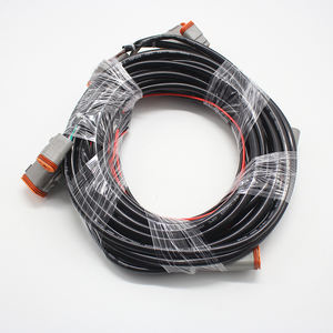 Conector de arnés impermeable, conjunto completo con cable, macho y hembra, 2 polos, 3P4, Agujero 6P8P12P - Product Image 1