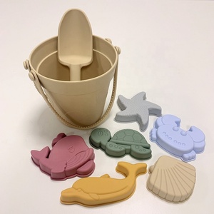 Ensemble <span class=keywords><strong>de</strong></span> jouets en <span class=keywords><strong>Silicone</strong></span> souple sans BPA, personnalisé, pour l'extérieur, Style moderne, <span class=keywords><strong>plage</strong></span>, outils, <span class=keywords><strong>seau</strong></span> <span class=keywords><strong>de</strong></span> sable, pour enfants, en été - Product Image 4
