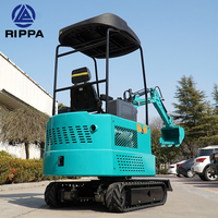 Mini-excavatrice Rippa R328, petite excavatrice, avec accessoires inclus, à vendre