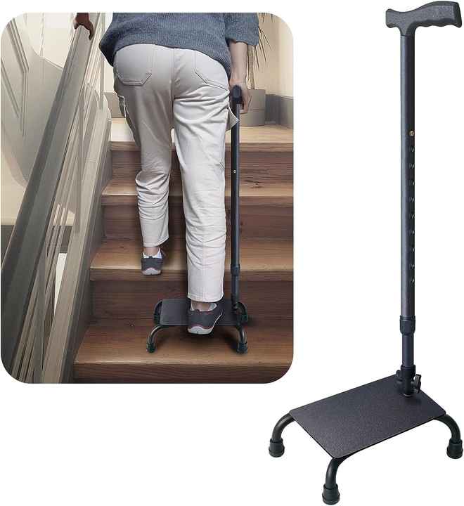 Stair Climbing Assist Cane For Both Walk Up And Down Stairs, Elderly
