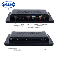 Layar Sentuh PC Panel Industri Ukuran 10,1" dengan HardDisk SSD untuk Proyek Visi Komputer