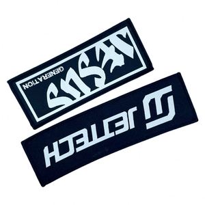 In Stock Good Quality Brand New <b>Cheap</b> Woven Garment Labels Silicone Heat Transfer Label Custom Main Label for Clothing - Product Image 3
