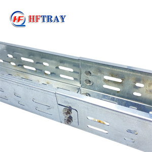 China Manufacturer 200*100 <b>Waterproof</b> Heavy Duty Perforated Stainless Steel <b>Cable</b> Tray Industrial Ventilated <b>Cable</b> Tray - Product Image 2