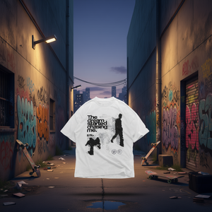 T-Shirt Unisex in Cotone Pesante Stile Y2K Streetwear con Grafica Casual per Amanti dell'Arte e Skater - Product Image 3