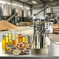 Presse à huile hydraulique entièrement automatique à froid pour usage domestique et commercial, idéale pour la fabrication de soja, pour petites entreprises - Meilleures ventes