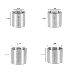 <span class=keywords><strong>Manchon</strong></span> droit à double filetage en acier inoxydable 304, extrémité droite <span class=keywords><strong>femelle</strong></span> - Product Image 5