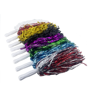 Nuovi pompon della squadra <span class=keywords><strong>Cheerleader</strong></span> con manico a bastone per giochi sportivi di spirito di squadra - Product Image 6