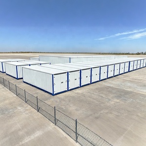 8 'x 16' 8 'x 20' unità di stoccaggio auto riposizionabili in metallo contenitore di stoccaggio portatile pieghevole impianto di Self-Storage - Product Image 1