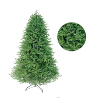 Arbre de Noël artificiel vertical de luxe, écologique, de haute qualité, grand modèle, décoré avec des lumières LED pour une utilisation en intérieur