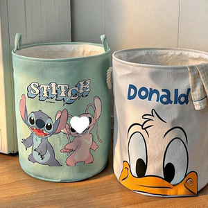 Nuovo disegno all'ingrosso del modello del fumetto giocattolo del bambino del panno del bucato del bambino cesto di stoccaggio con la maniglia - Product Image 1