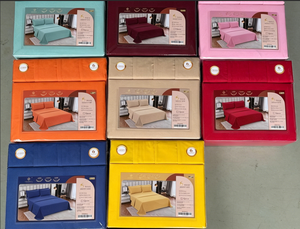 Ensemble de draps de lit de luxe 6 pièces pour lit <span class=keywords><strong>Queen</strong></span> et King <span class=keywords><strong>Size</strong></span>, vente en gros, comprenant drap plat et taies d'oreiller, draps de lit d'hôtel - Product Image 2