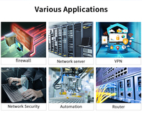 Firewall Mini Tanpa Kipas Intel I5-1235U Generasi ke-12 10-Core 6x2.5GbE 4xPOE M.2 NVMe DDR4 64GB Watchdog TPM2.0 untuk Router Perusahaan