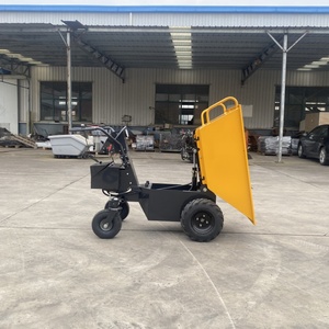 Mini-transporteur-benne autochargeant homologué CE pour jardin, avec élévateur - Product Image 3
