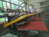 Mesin Tekstil Heat Press Sublimasi Peralatan Transfer Panas untuk Pencetakan Kaos Format Besar