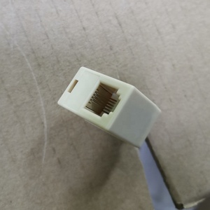 8P4C <span class=keywords><strong>RJ45</strong></span> mâle à 6P4C <span class=keywords><strong>RJ11</strong></span> femelle câble adaptateur en cuivre type plat avec gaine en PVC pour télécommunication - Product Image 4