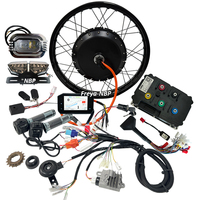 Kit de conversion de vélo électrique QS273 72V8000w 3T/3.5T avec moteur de moyeu Fardriver ND72850 DKD/TFT Stealth Bomber pour vélo tout-terrain arrière
