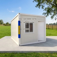 Maison conteneur modulaire SSR 2026 à assemblage rapide, structure en acier préfabriquée, mini-maison avec chambre et salle de bain