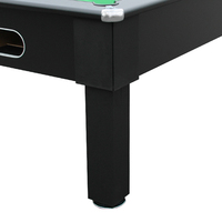 Mesa de billar francesa comercial de 7 pies que funciona con monedas con madera maciza y fieltro de lana de alta velocidad para bares y clubes