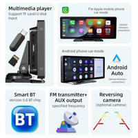 Portable Carplay écran Autoradio Auto électronique autoradio Dash Cam Dvr 9.3 "Vision nocturne caméra de recul en gros