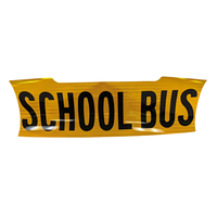 Autocollant réfléchissant de signe d'autobus scolaire auto-adhésif de feuille réfléchissante de catégorie de diamant